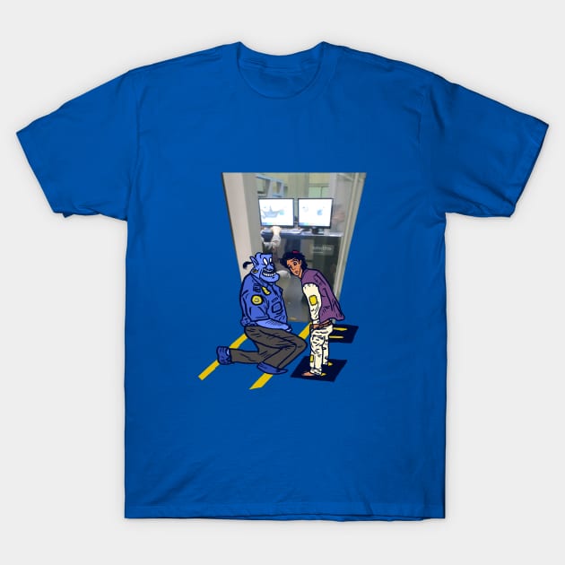 TSA Inspection T-Shirt by Pixelmania